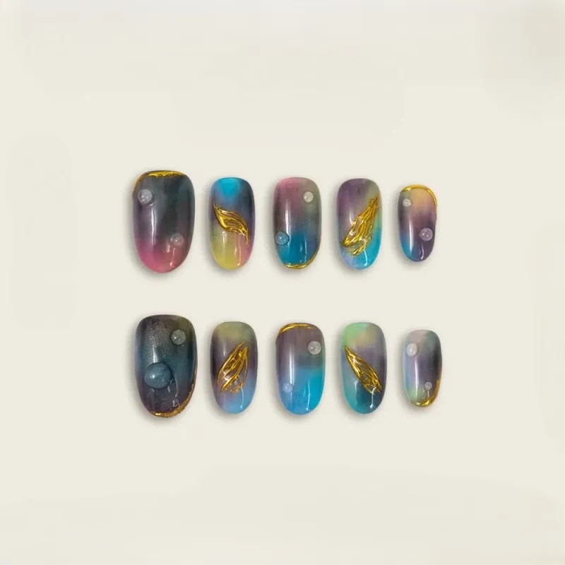 Custom Handmade Press On Nails Design